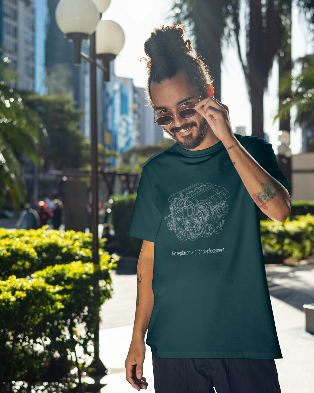 No replacement for displacement - Unisex Classic Crew T-Shirt