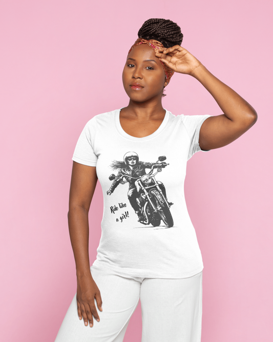 Ride Like a Girl Women's Classic T-Shirt
