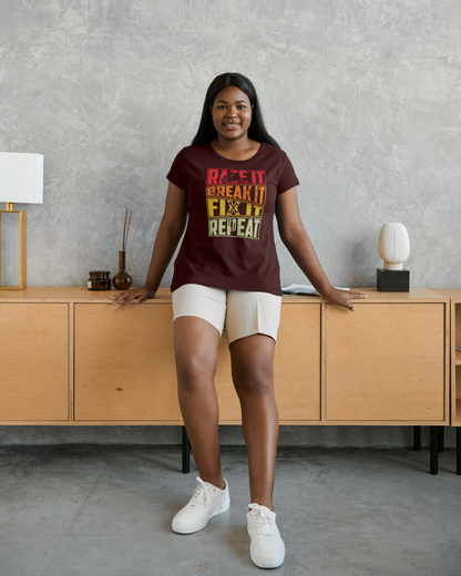 Race Break Fix Repeat- Women's Classic T-Shirt