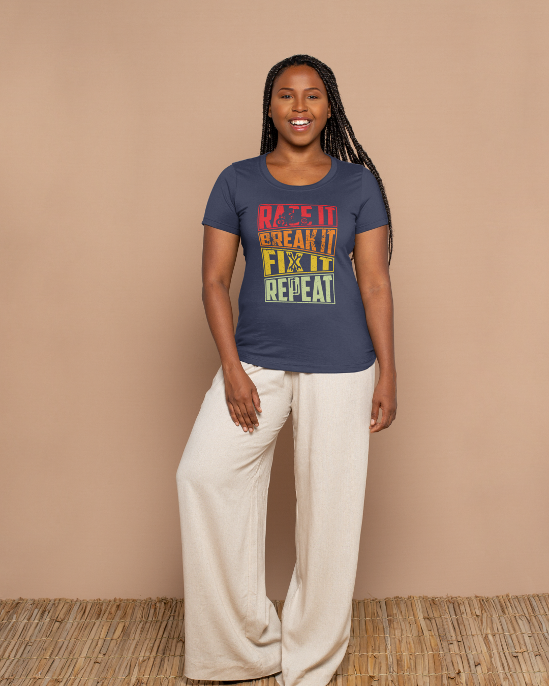 Race Break Fix Repeat- Women's Classic T-Shirt