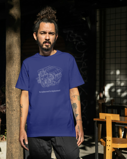 No replacement for displacement - Unisex Classic Crew T-Shirt