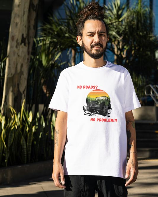 No Roads? No Problem! - Unisex Classic Crew T-Shirt